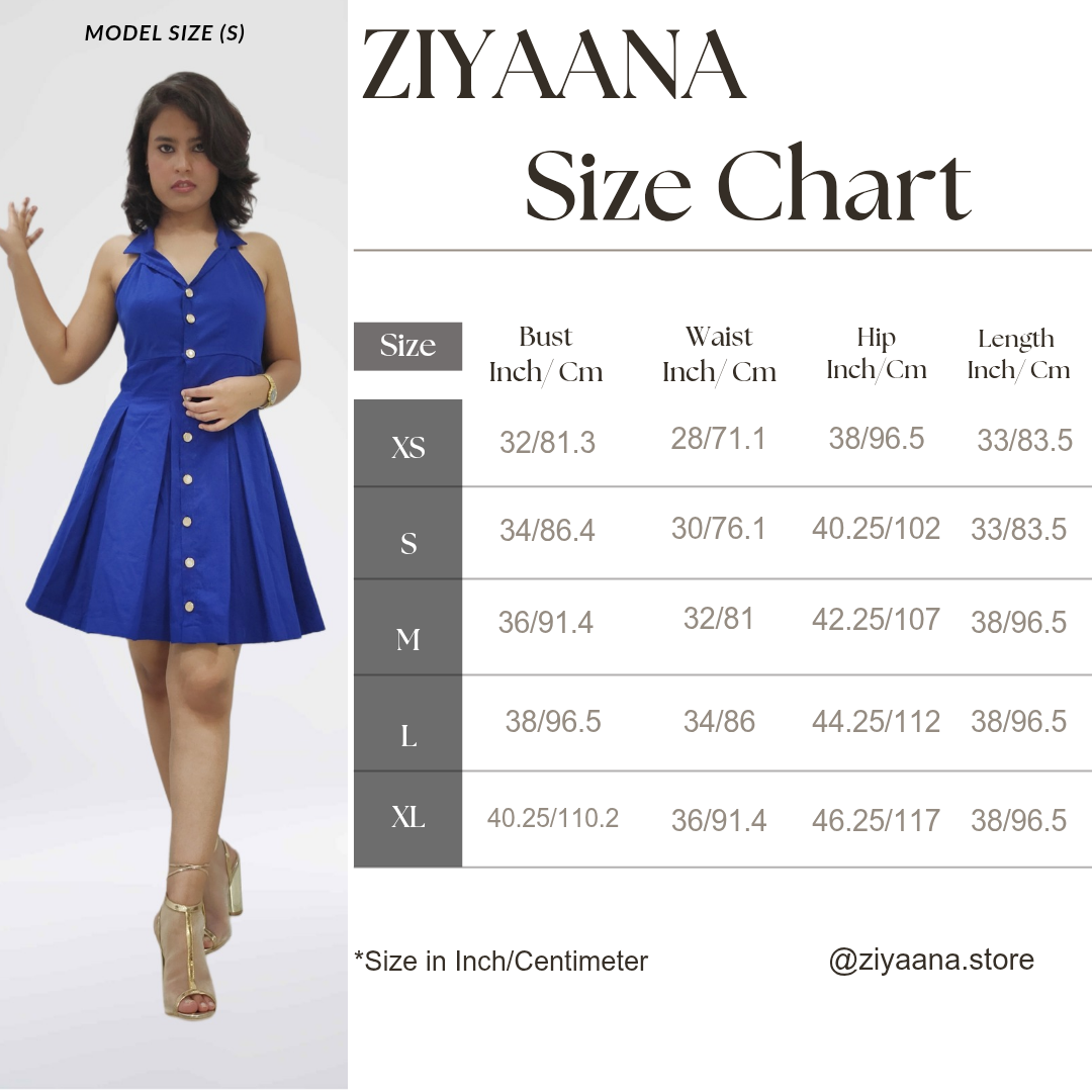 Bluebell Halter Fit & Flare Dress