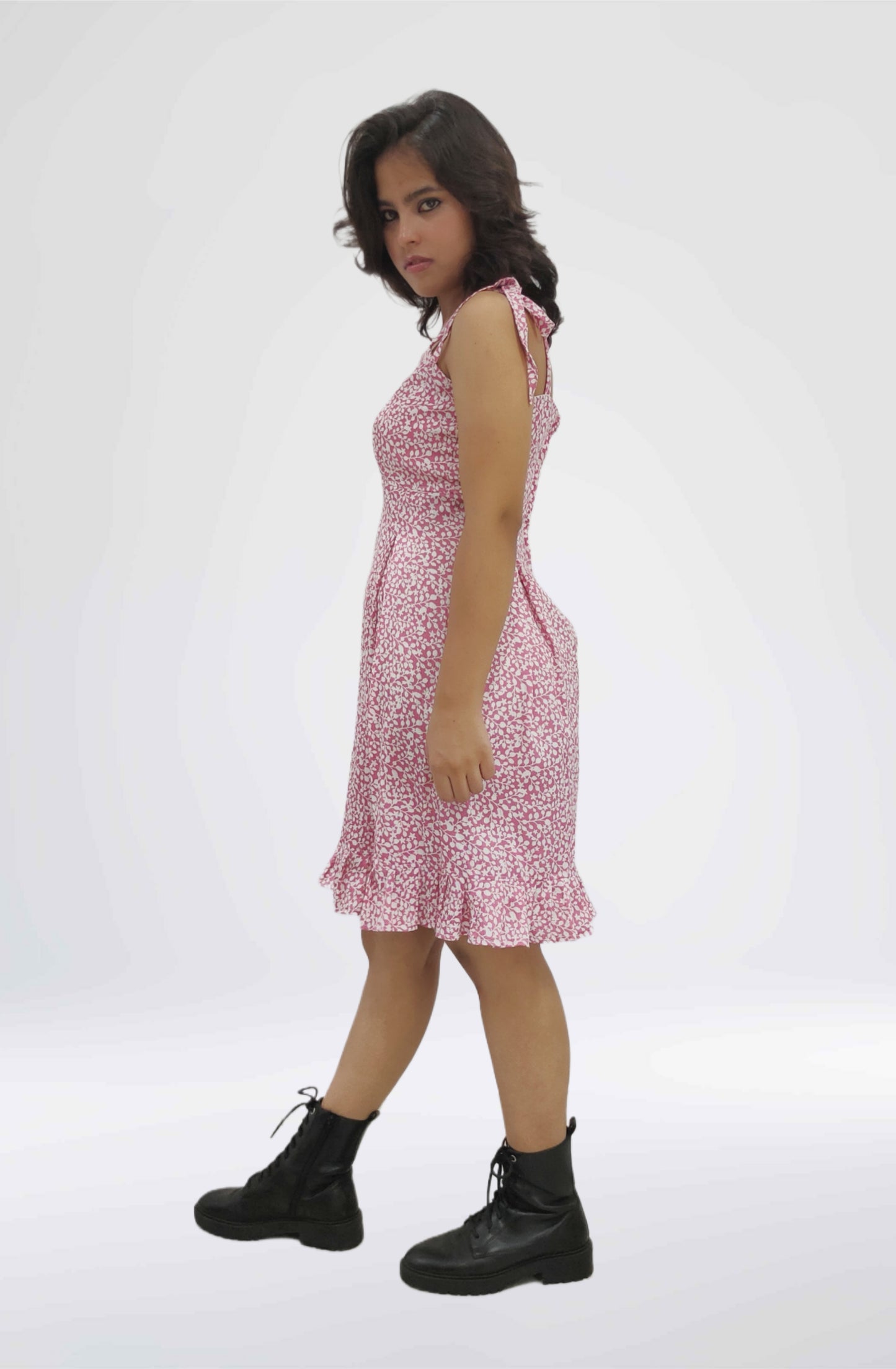 Rosie Ruffle Strap Dress